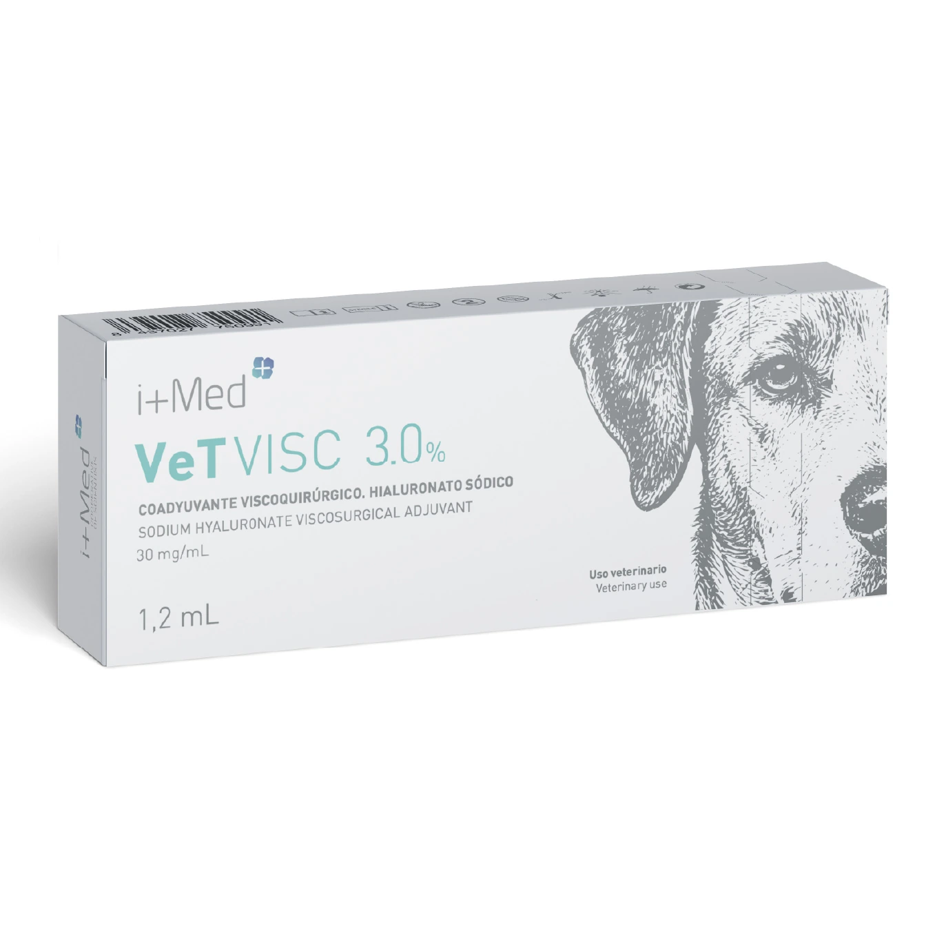Estuche producto imasmed de VeTVISC 3.0 %