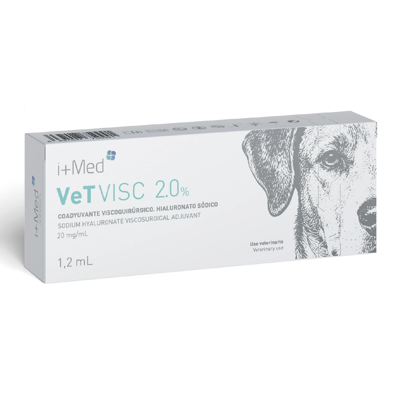 Estuche producto imasmed de VeTVISC 2.0 %