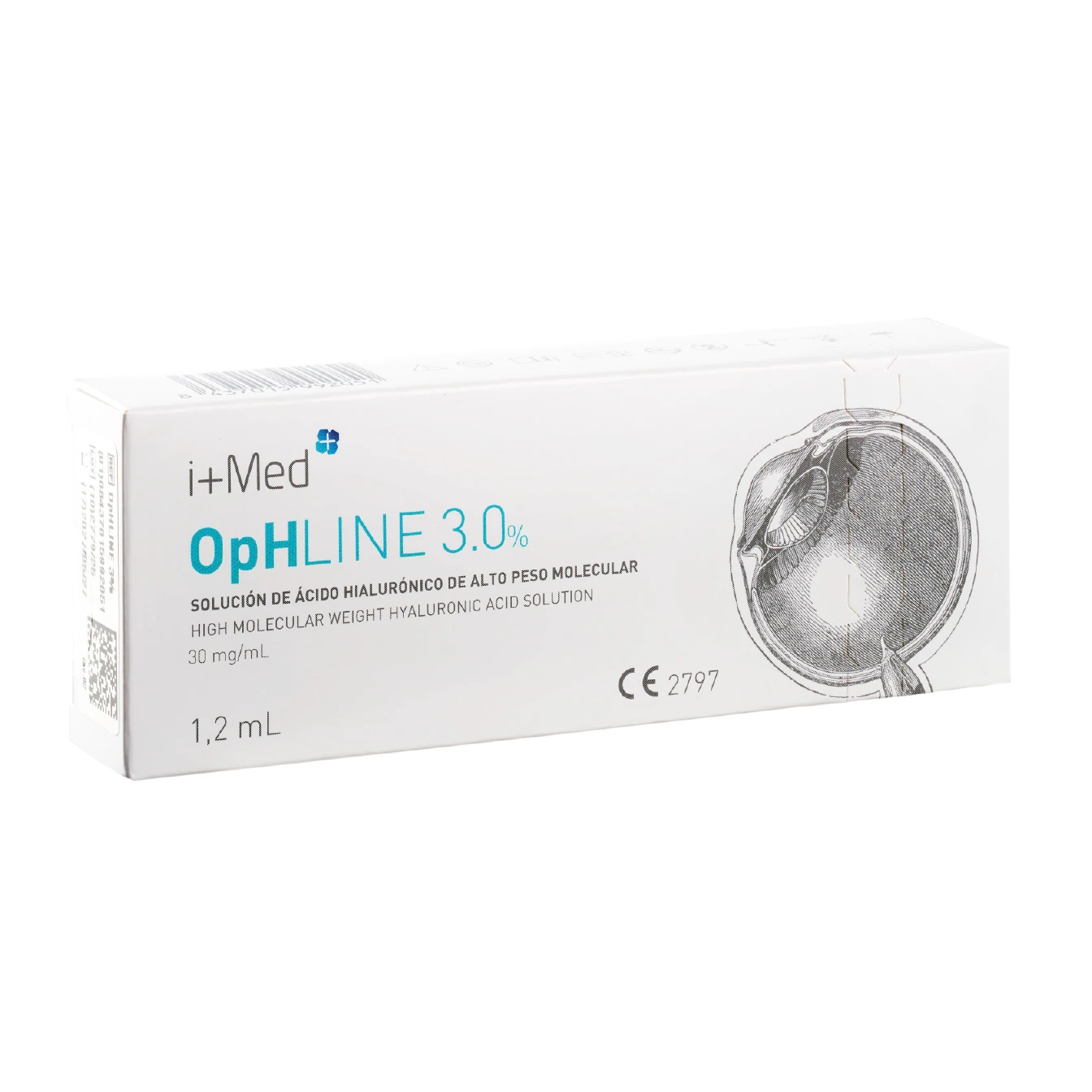 Estuche producto imasmed de OpHLINE 3.0% SPACE