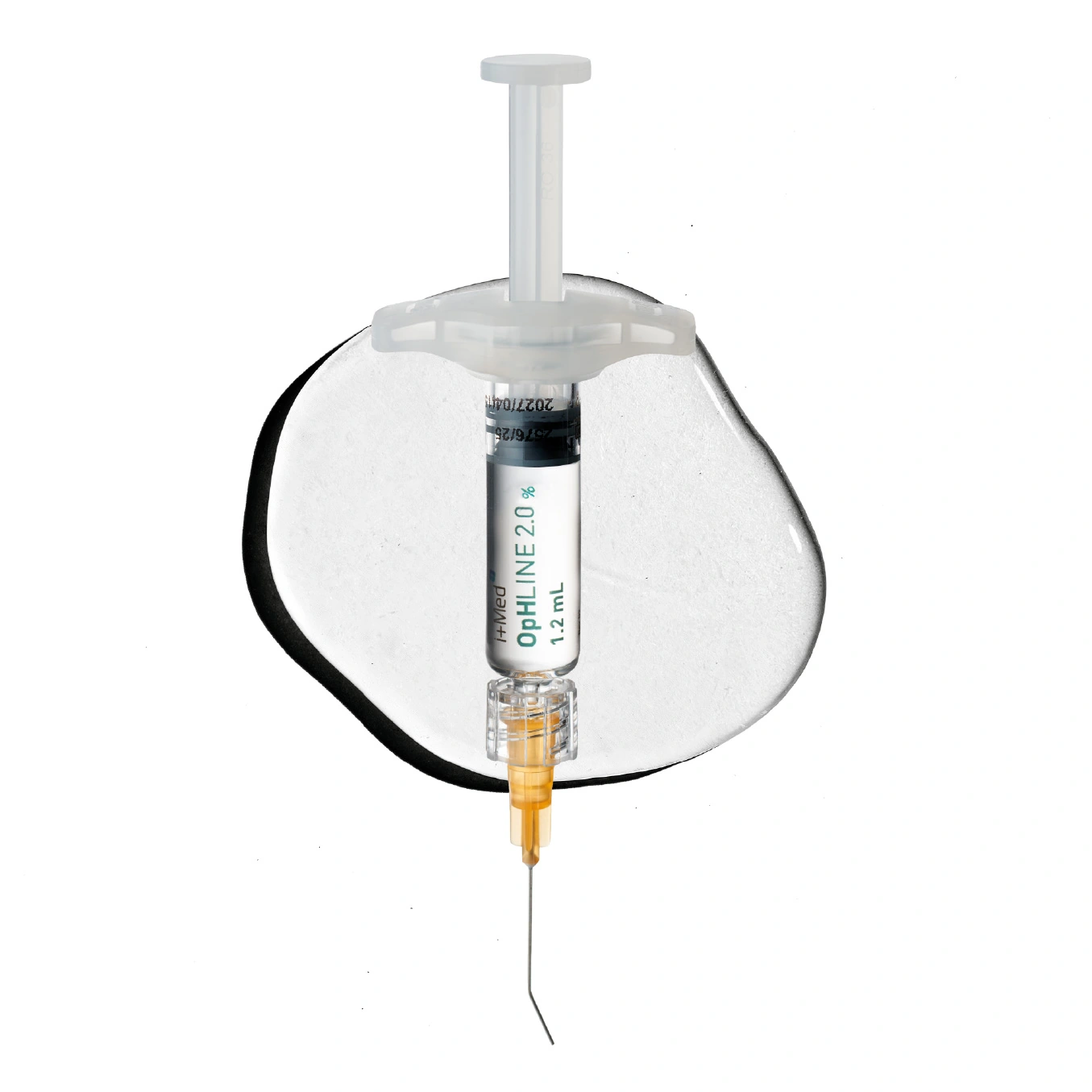 Jeringa viscoelástico imasmed de OpHLINE 2% VERSATILE