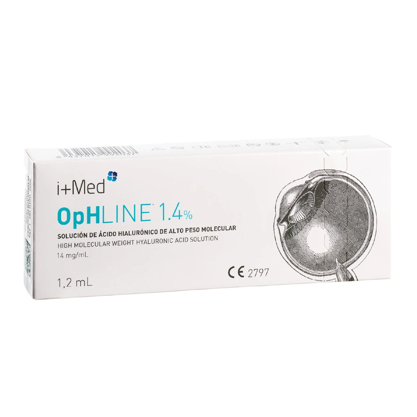 Estuche producto imasmed de OpHLINE 1.4% PROTECTION