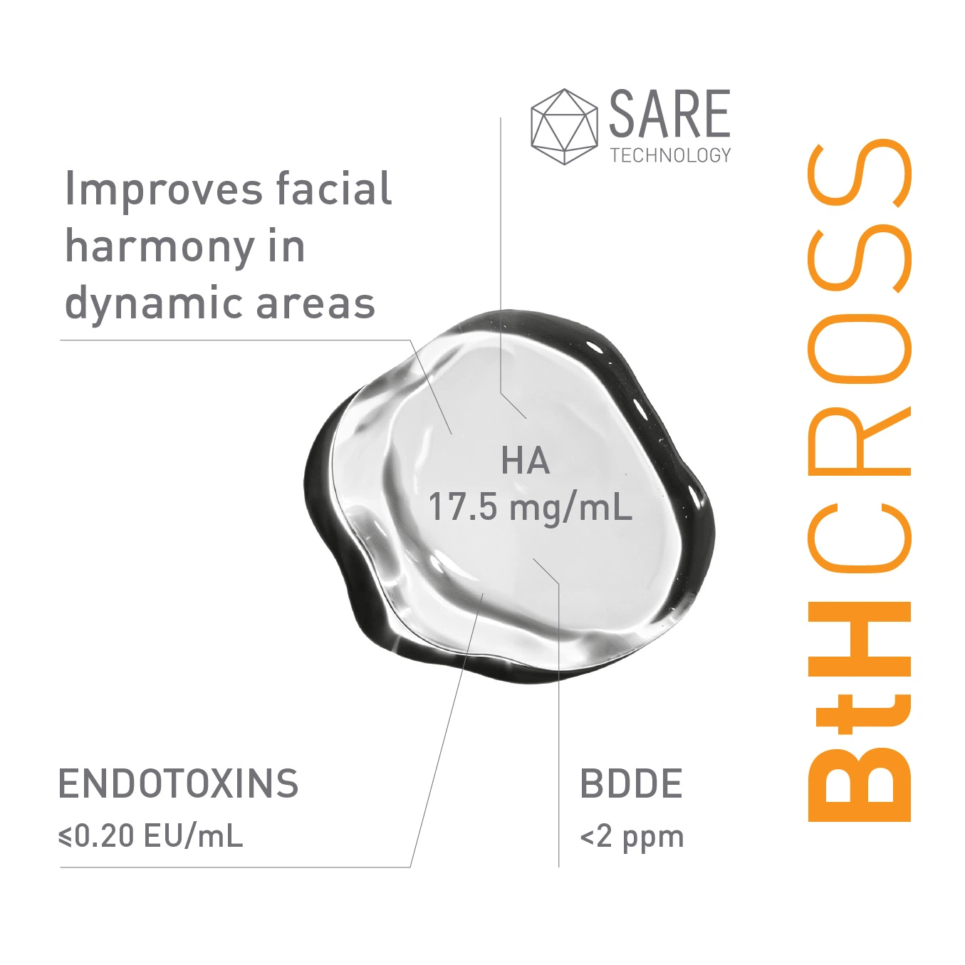 Bthcross 1 75 cross linked hyaluronic acid features product image