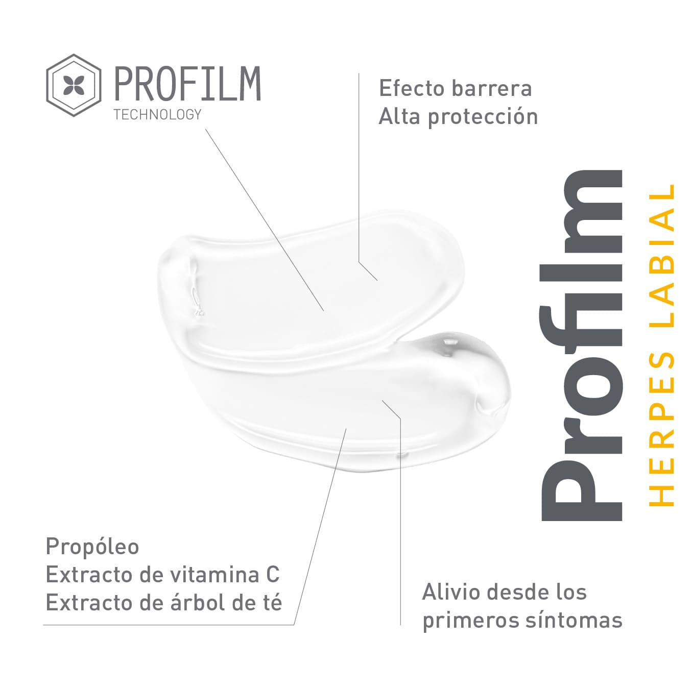 Imagen de PROFILM HERPES GOTA DATOS EN150x 80